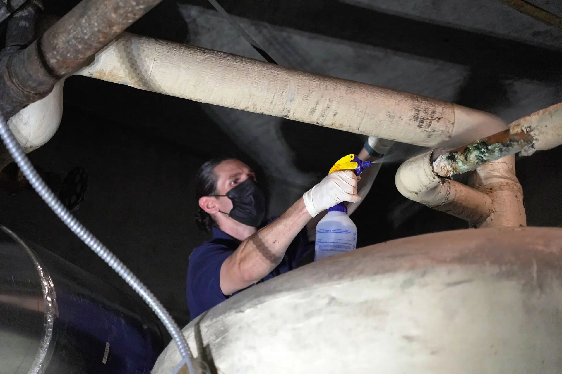 fix plumbing leaks